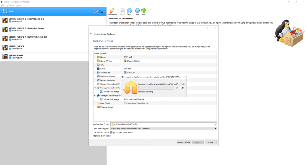 NAT interface vmnet8 is missing on GNS3 Windows 5