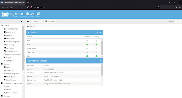 Install Openmediavault di armbian linux 5