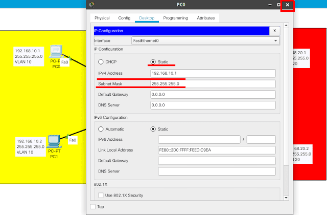 Cara Konfigurasi VLAN di Switch Cisco 10 Konfigurasi vlan dasar di switch cisco packet tracer 10