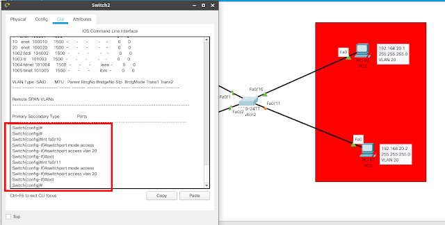 Cara Konfigurasi VLAN di Switch Cisco 7 Konfigurasi vlan dasar di switch cisco packet tracer 6