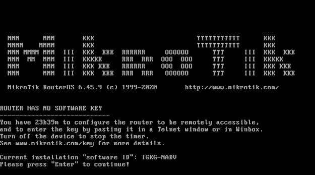 Install RouterOS Mikrotik di Virtualbox 18