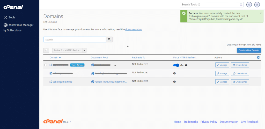 Cara Addon Domain di cPanel 6 1