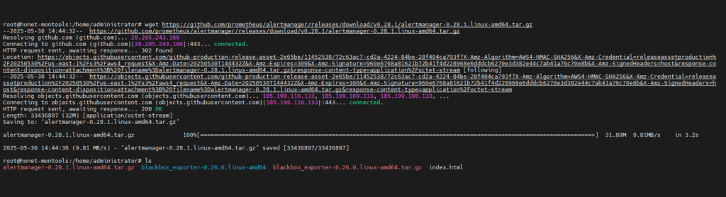 Download Package Alertmanager