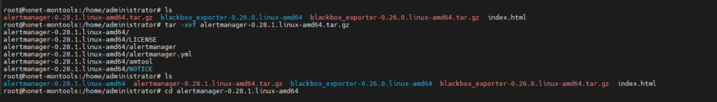Extract package Alertmanager