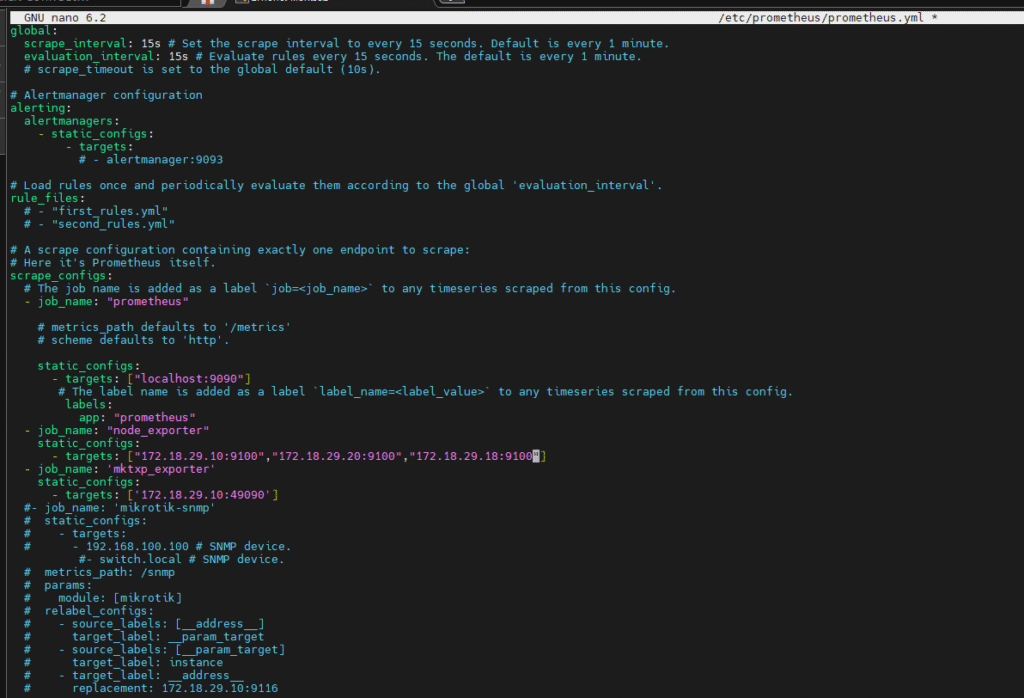 prometheus yml