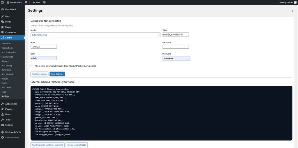 SIMKU - Manajemen Sistem Keuangan Berbasis Plugin Wordpress 4 image 3
