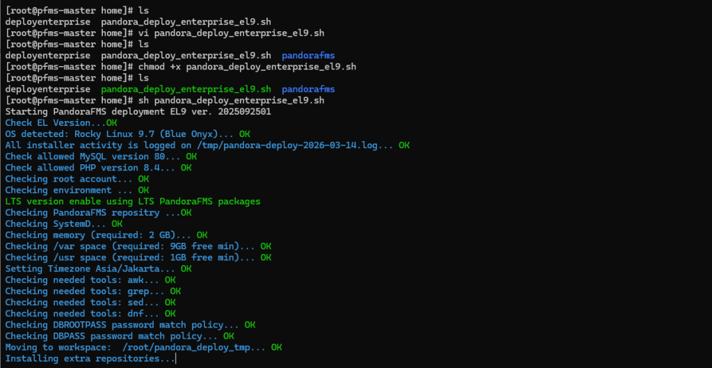 Install PandoraFMS Rocky Linux 8 Setup pandorafms 2