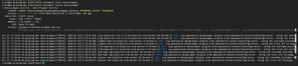 Mengirim Metrics Linux OpenTelemetry ke OpenSearch menggunakan Data Prepper 7 image 17