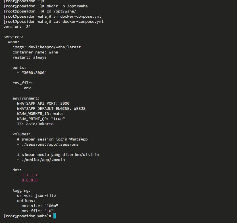 Setup WAHA (WhatsApp HTTP API) di Docker 8 image 25