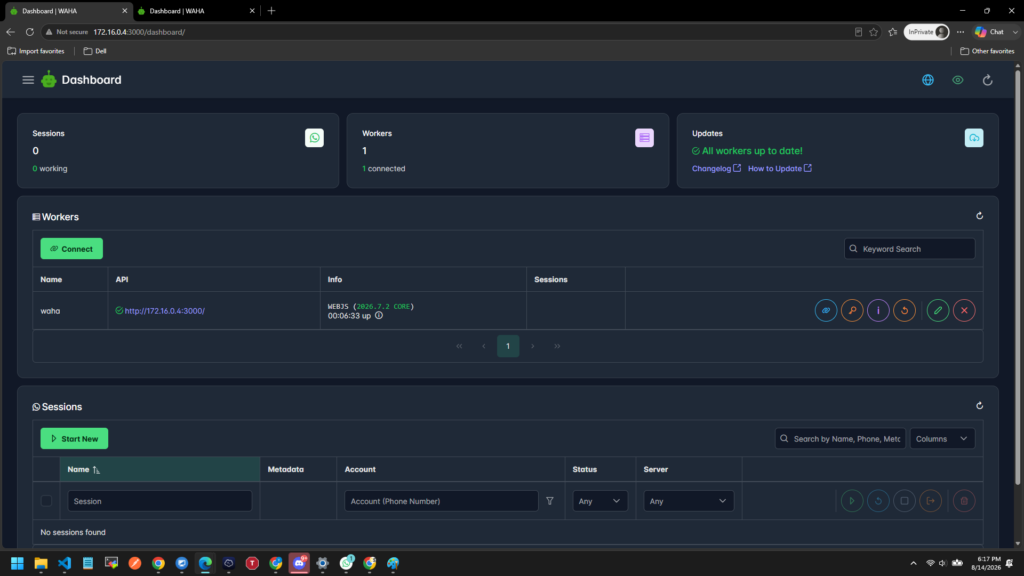 Setup WAHA (WhatsApp HTTP API) di Docker 12 image 29